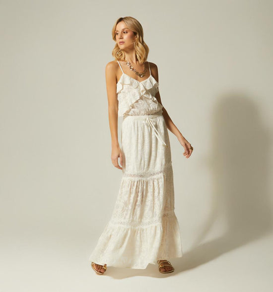 VESTIDO LARGO CON BOLEROS