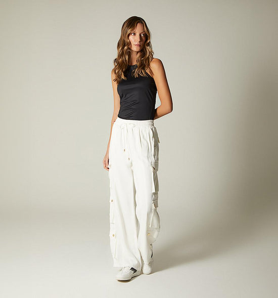 PANTALON CARGO PRETINA RESORTADA