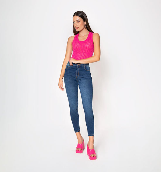 JEAN ULTRA SLIM LUPITA TIRO SUPER ALTO T