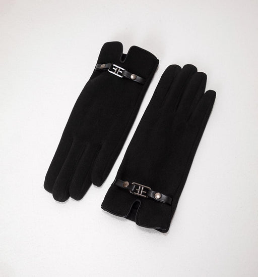 GUANTES SUEDE DETALLE HERRAJE