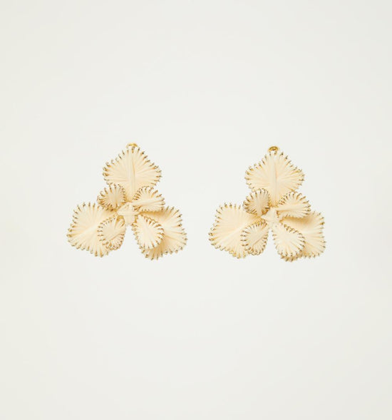 ARETES FLORES 3D CON VOLUMEN