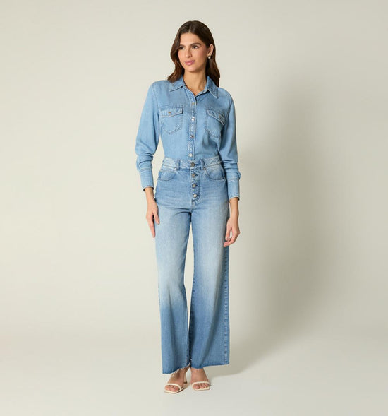 JEAN WIDE LEG TIRO SUPER ALTO 5 BOLSILLO