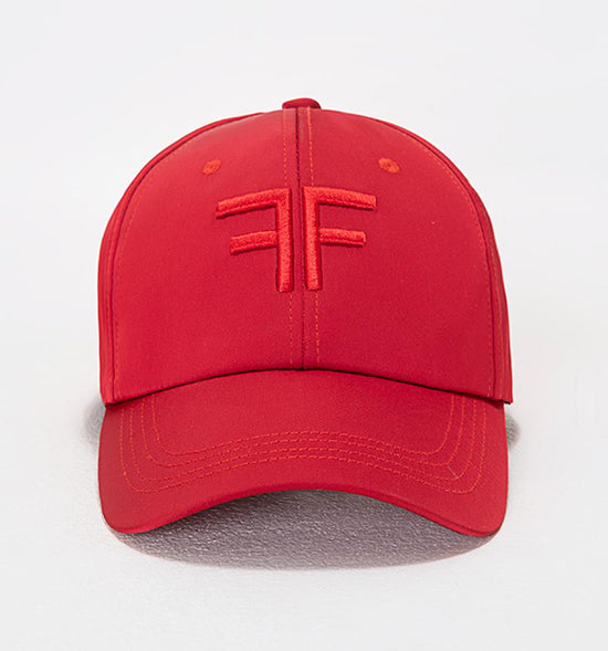 GORRA EN SATEEN CON FF BORDADA