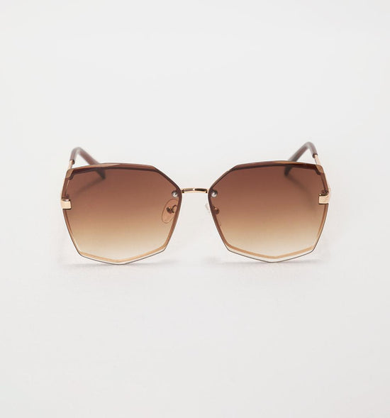 GAFAS CON LENTE IRREGULAR BISELADO