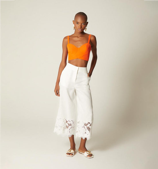 BLUSA CROP DE TIRAS CON AMARRE