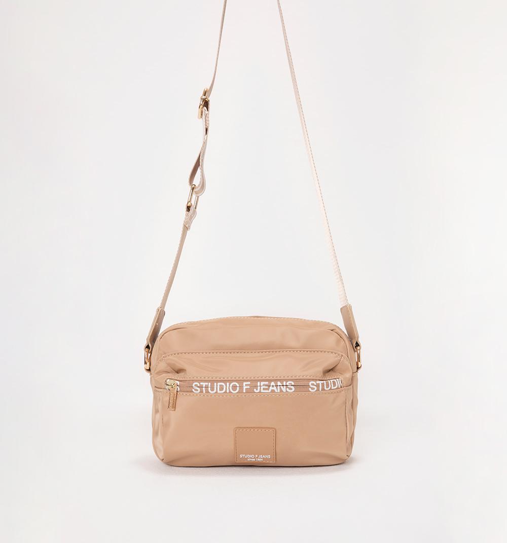 BOLSO MANOS LIBRES EN NYLON CON LOGO STU - 1