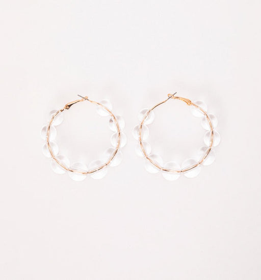 ARETES CANDONGA PERLA TRANSPARENTE