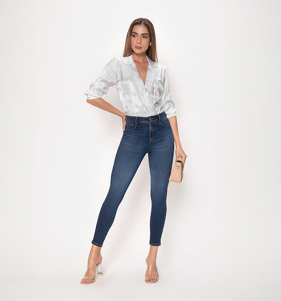 JEAN ULTRA SLIM LUPITA TIRO SUPER ALTO,