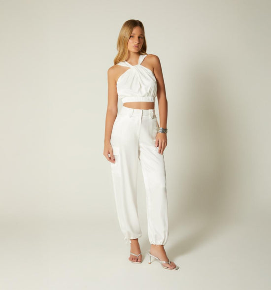 PANTALON TIRO ALTO TIPO JOGGER