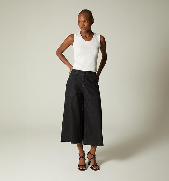 JEAN CULOTTE  CINCO BOLSILLOS PARA MUJER