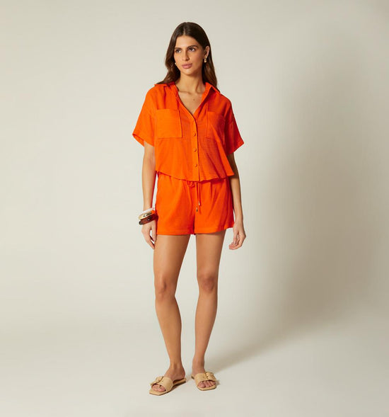 SHORT CON ELASTICO EN CINTURA