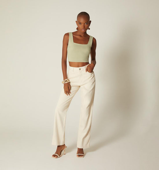BLUSA CROP ESCOTE CUADRADO