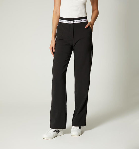 PANTALON RECTO PRETINA CON ELASTICO - 2