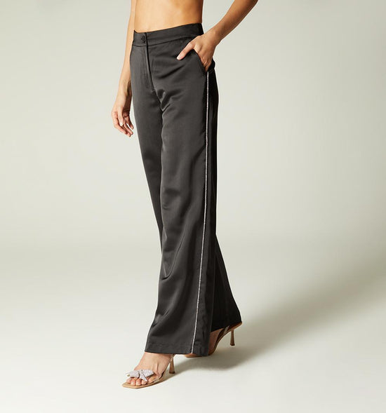 PANTALON PALAZO TIRO ALTO COSTADO CON BR