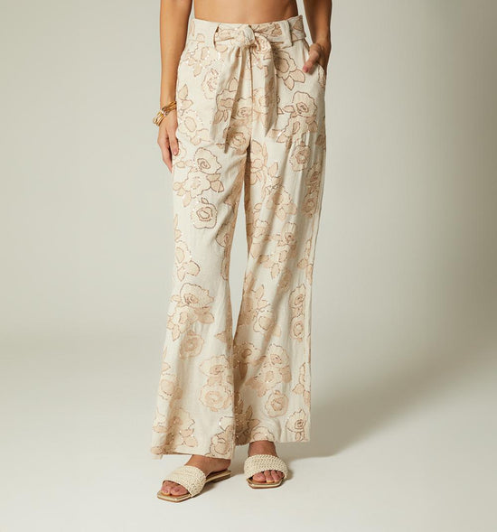 PANTALON TIRO ALTO PALAZZO CON CORREA