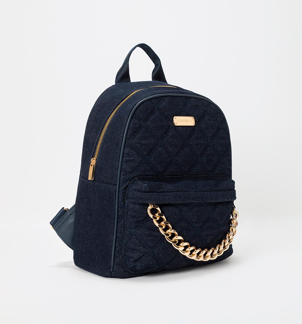 BOLSO TIPO MORRAL  ACOLCHADO EN DENIM CO - 2