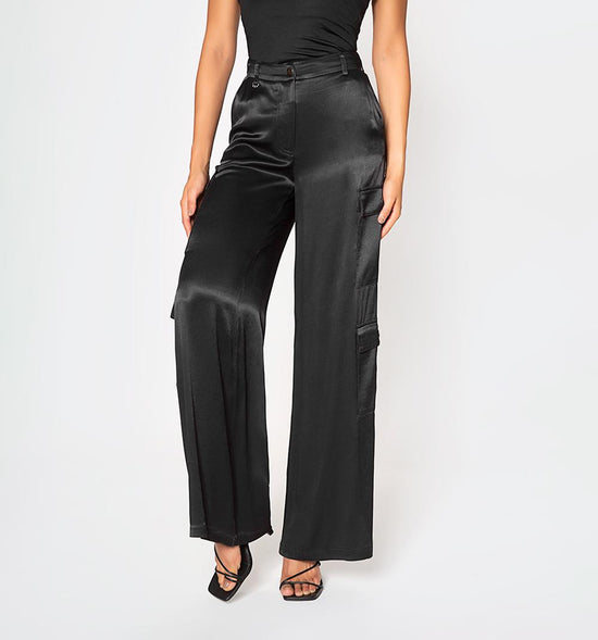 PANTALON PALAZZO TIPO CARGO