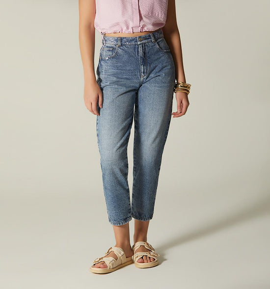 JEAN SKINNY TIRO ALTO CINCO BOLSILLOS