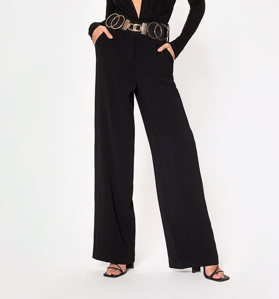 PANTALON TIRO SUPER ALTO FIT PALAZZO CON