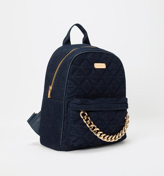 BOLSO TIPO MORRAL  ACOLCHADO EN DENIM CO