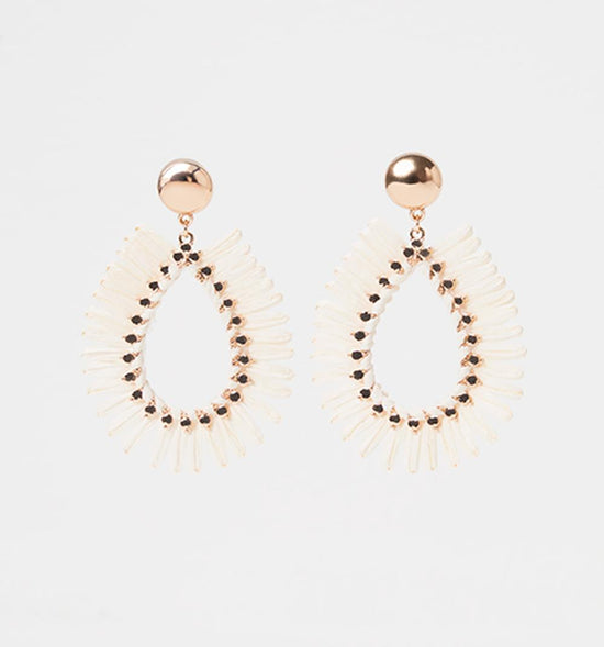 ARETES TEJIDOS ORGANICO