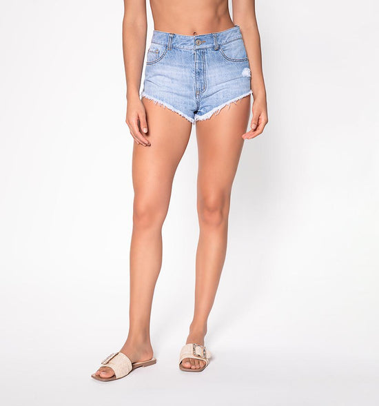 SHORT CINCO BOLSILLOS TIRO ALTO EXTRA CO