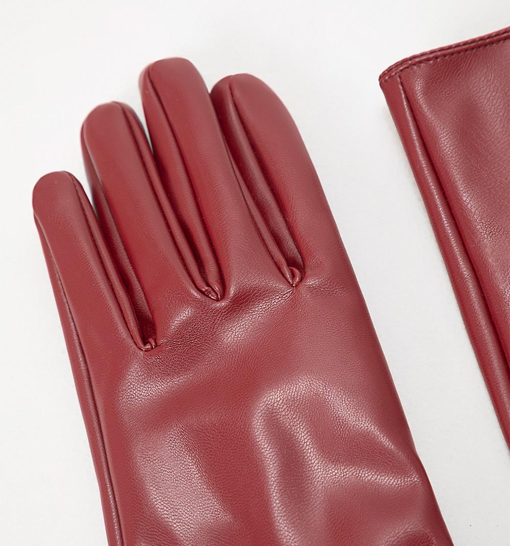 GUANTES PU UNICOLOR - 2