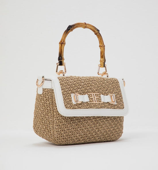 BOLSO MANOS LIBRES CON TEXTURA TEJIDA