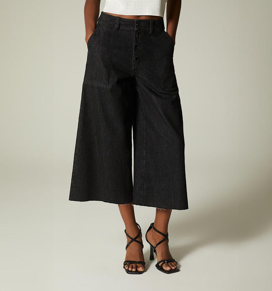 JEAN CULOTTE  CINCO BOLSILLOS PARA MUJER