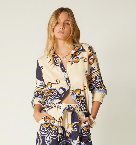 BLUSA CAMISERA MANGA 3/4