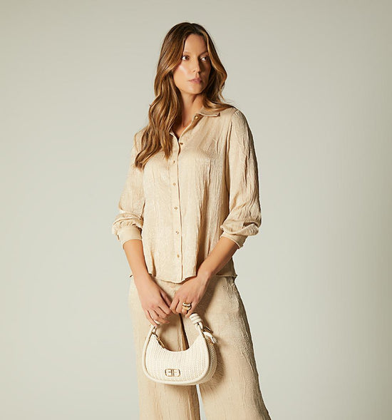 BLUSA CAMISERA MANGA LARGA