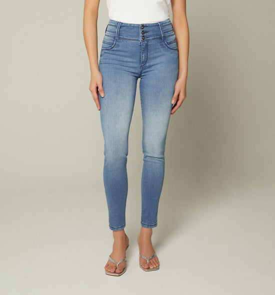 JEAN ULTRASLIM PRETINA ANCHA CON CORTES