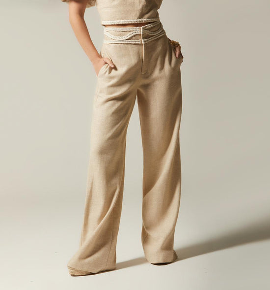PANTALON PALAZO TRENSA EN PRETINA