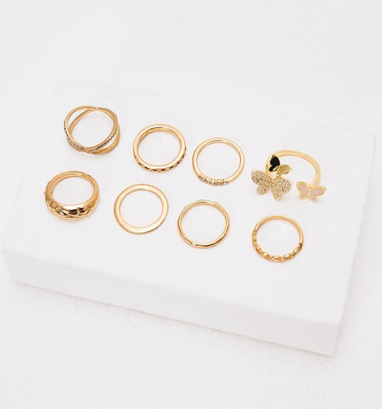SET ANILLO MARIPOSAS - 2