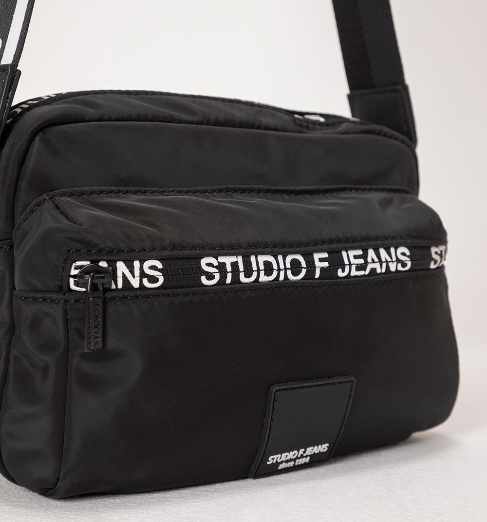 BOLSO MANOS LIBRES EN NYLON CON LOGO STU - 3