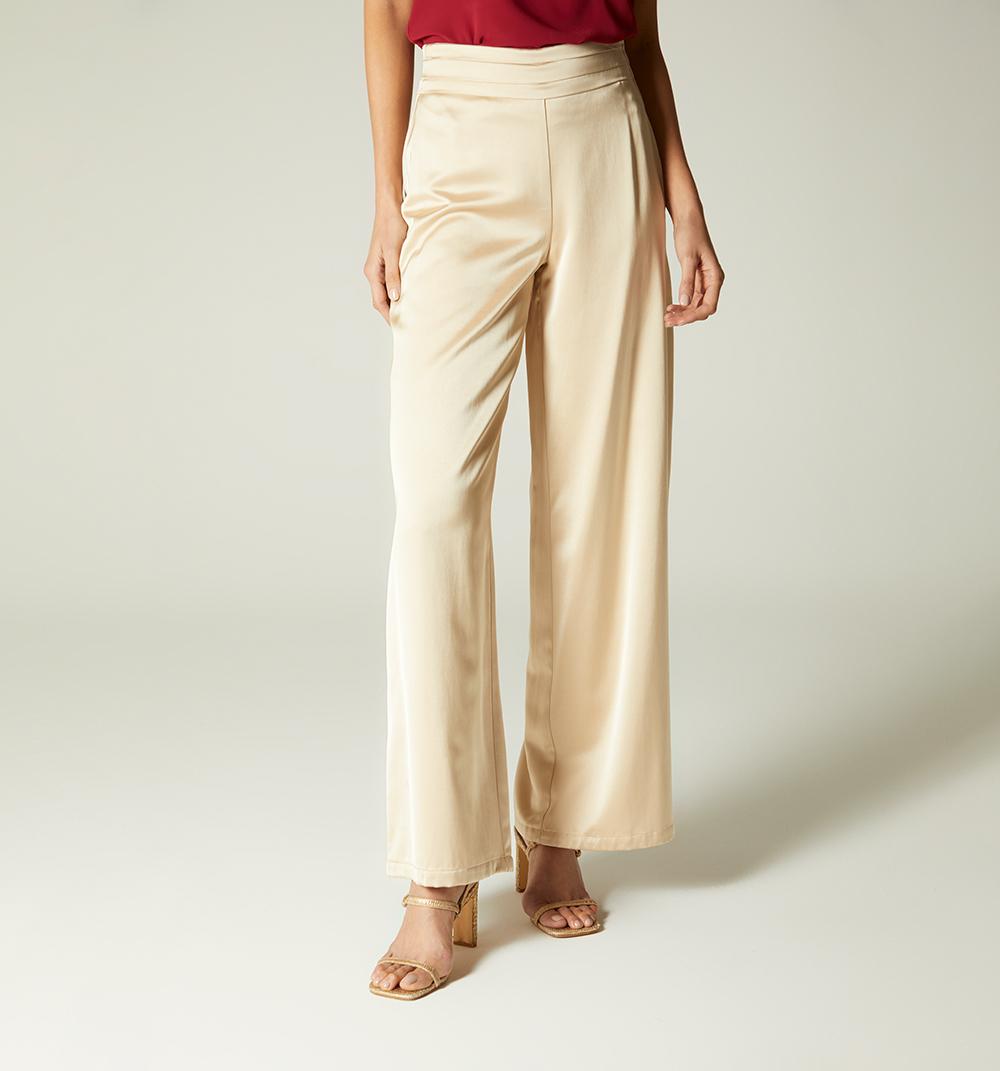 PANTALON TIRO ALTO PALAZZO CON DETALLE E - 3