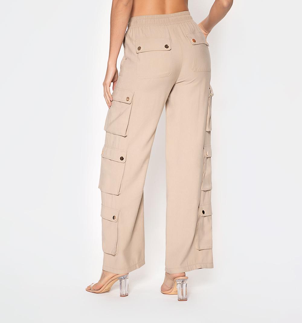 PANTALON CARGO PRETINA RESORTADA - 5